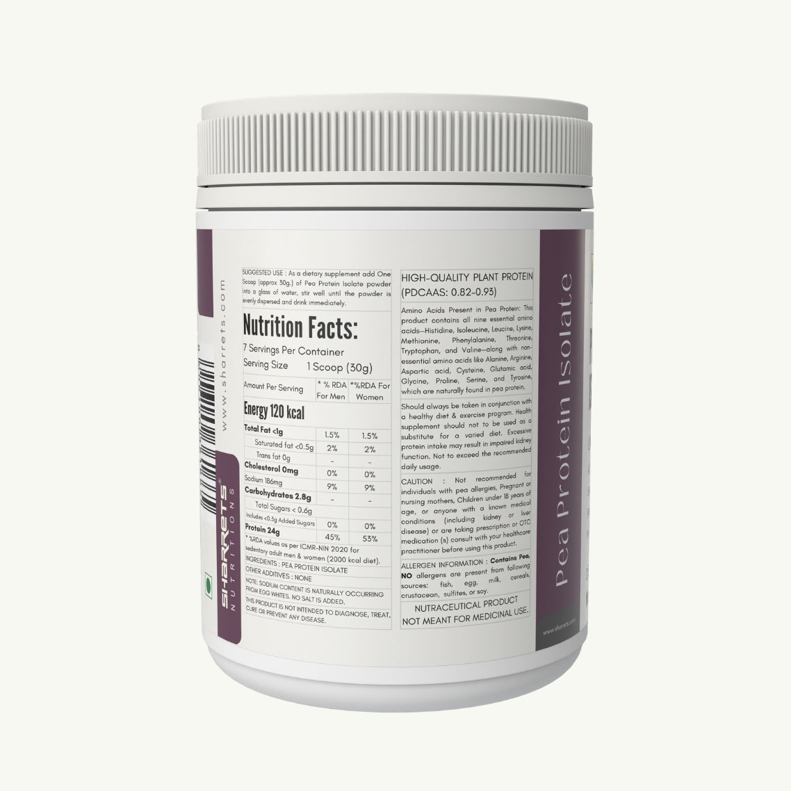 Sharrets Pea Protein Powder Isolate 