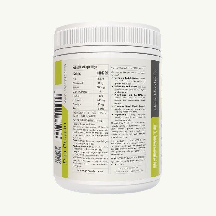 Natural Pea Protein Supplements for Animals - Sharrets Nutritions LLP