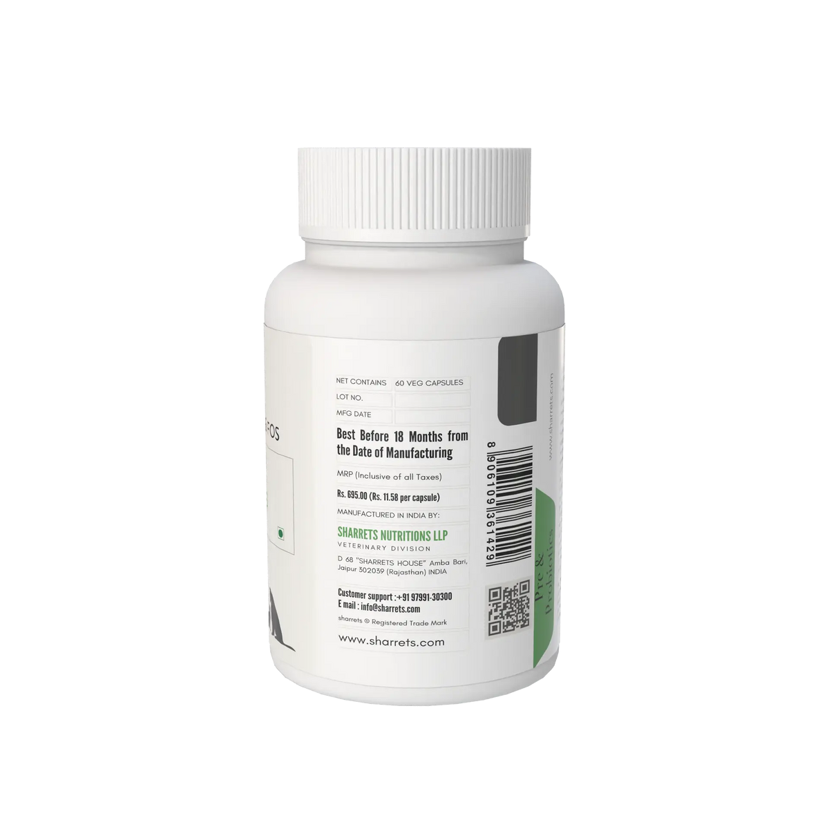 Prebiotic & Probiotic for Dogs & Cats in India- Sharrets