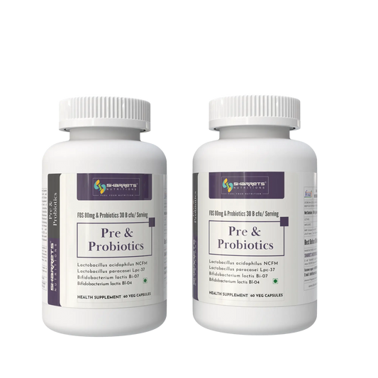 Pre & Probiotic Capsules 30 Billion CFU - Gut Microbiome Support (2x60 Capsules)