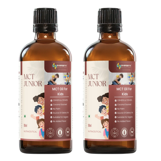 Premium coconut MCT oil for kids pack of 2 bottles healthy dietary fat supplement for children