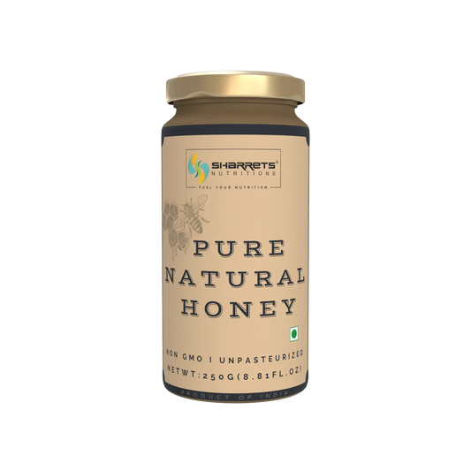 Jar of Pure Natural Unpasteurized Honey – Raw Honey for Food, Supplements & DIY Skincare