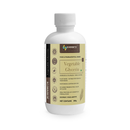 Pure vegetable glycerin 99.7% USP food grade edible vegan glycerin 300g bottle
