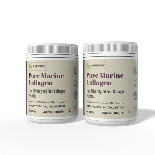 Sharrets Marine Collagen Powder 200g | Hydrolyzed Fish Collagen Peptides- Pack of 2