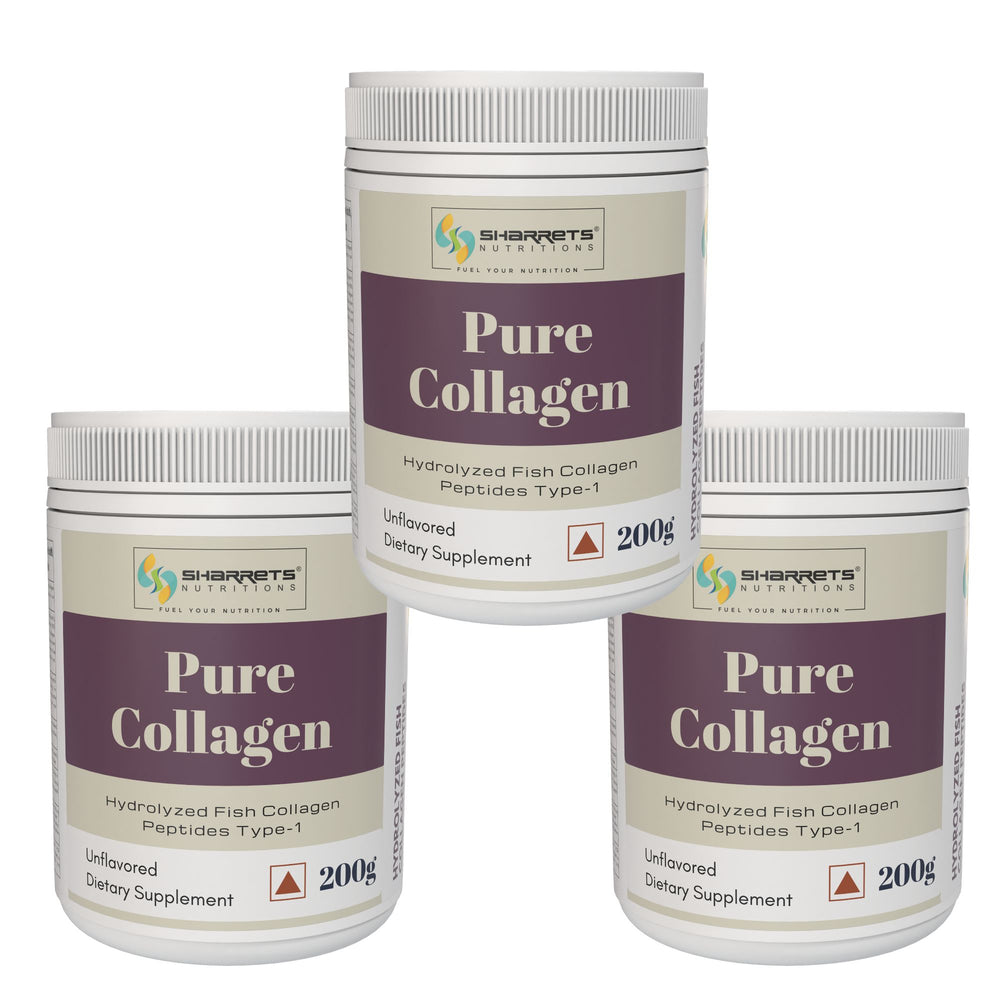 Sharrets Pure Hydrolyzed Fish Collagen Powder Supplement 200g