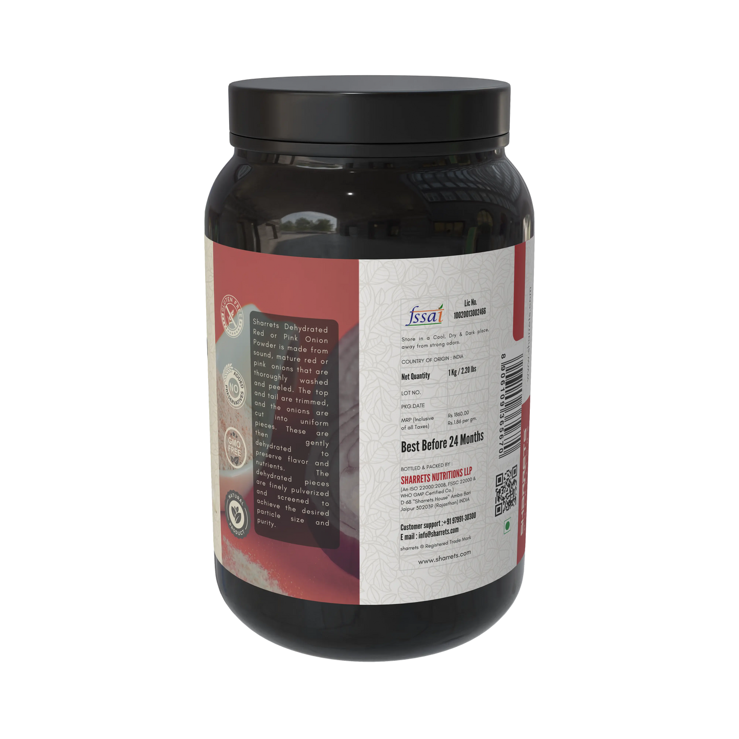 Pure Dehydrated Red Onion Powder (Allium Cepa) – Natural Onion Powder 200g & 1Kg