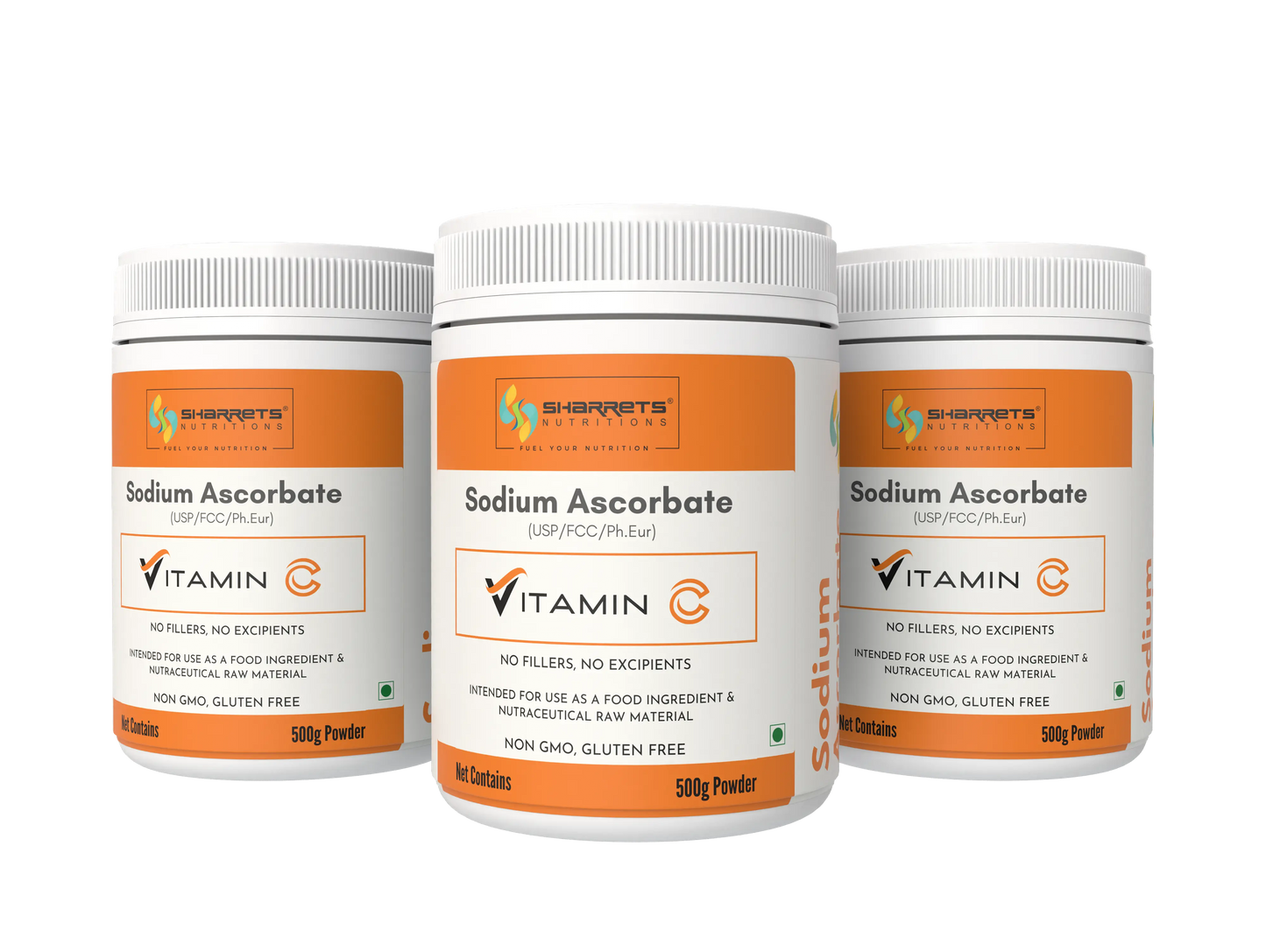 Sodium Ascorbate Vitamin C Powder USP and FCC Grade – 200g x 3 Pack