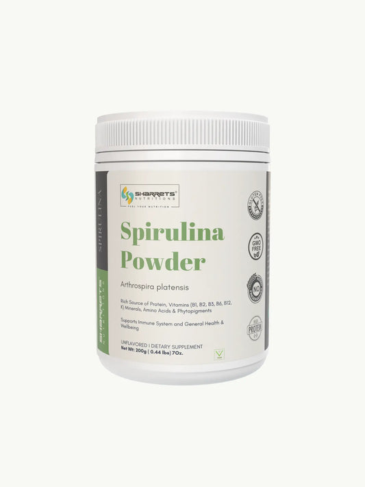 Sharrets Spirulina Powder Supplement - Nature's Nutrient-Rich Superfood