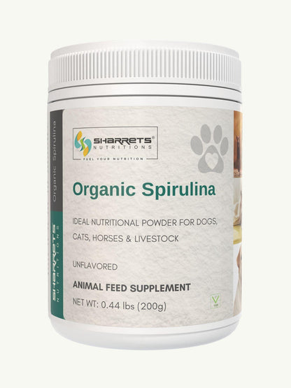 Spirulina Powder Organic for Pets - Sharrets Nutritions LLP