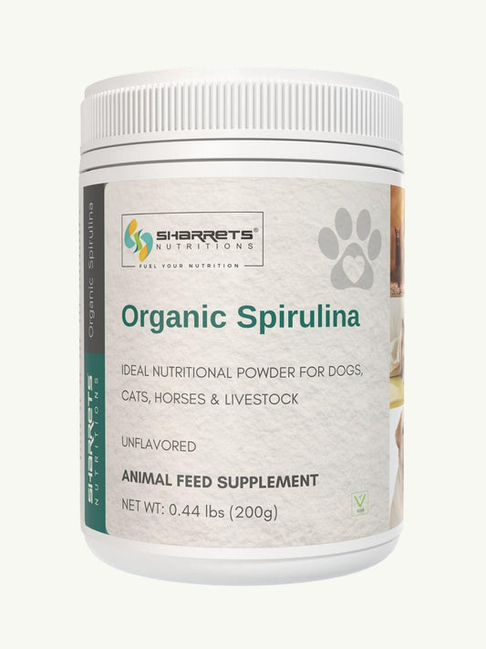 Spirulina Powder Organic for Pets - Sharrets Nutritions LLP