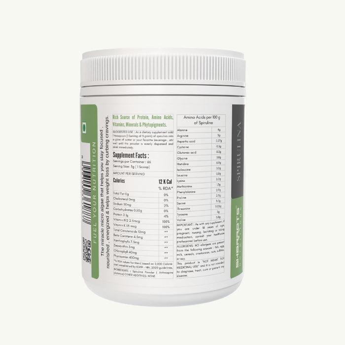 Spirulina Powder Supplement - sharrets nutritions