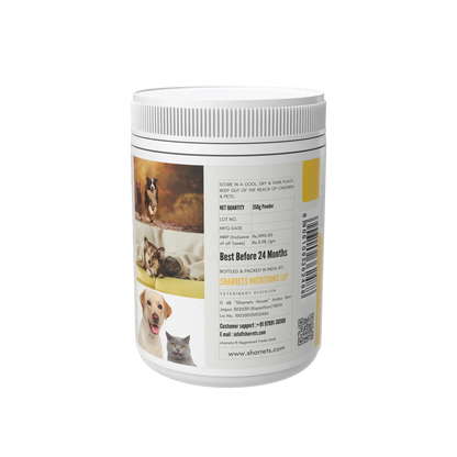 Vitamin C powder for animals – pure L-Ascorbic Acid supplement for dogs, cats, poultry and livestock – 350g