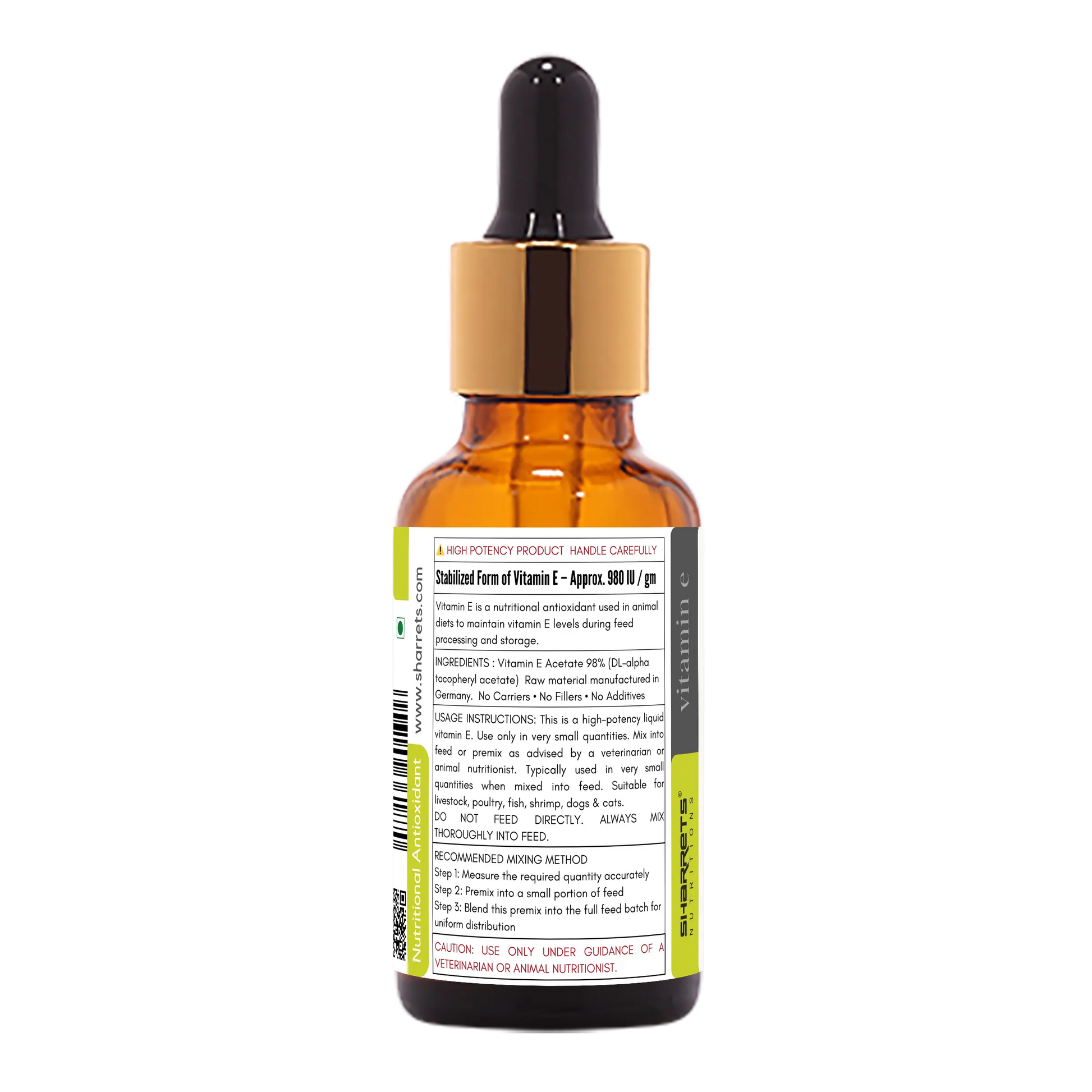 Pure Vitamin E Acetate Oil for Pets & Animals