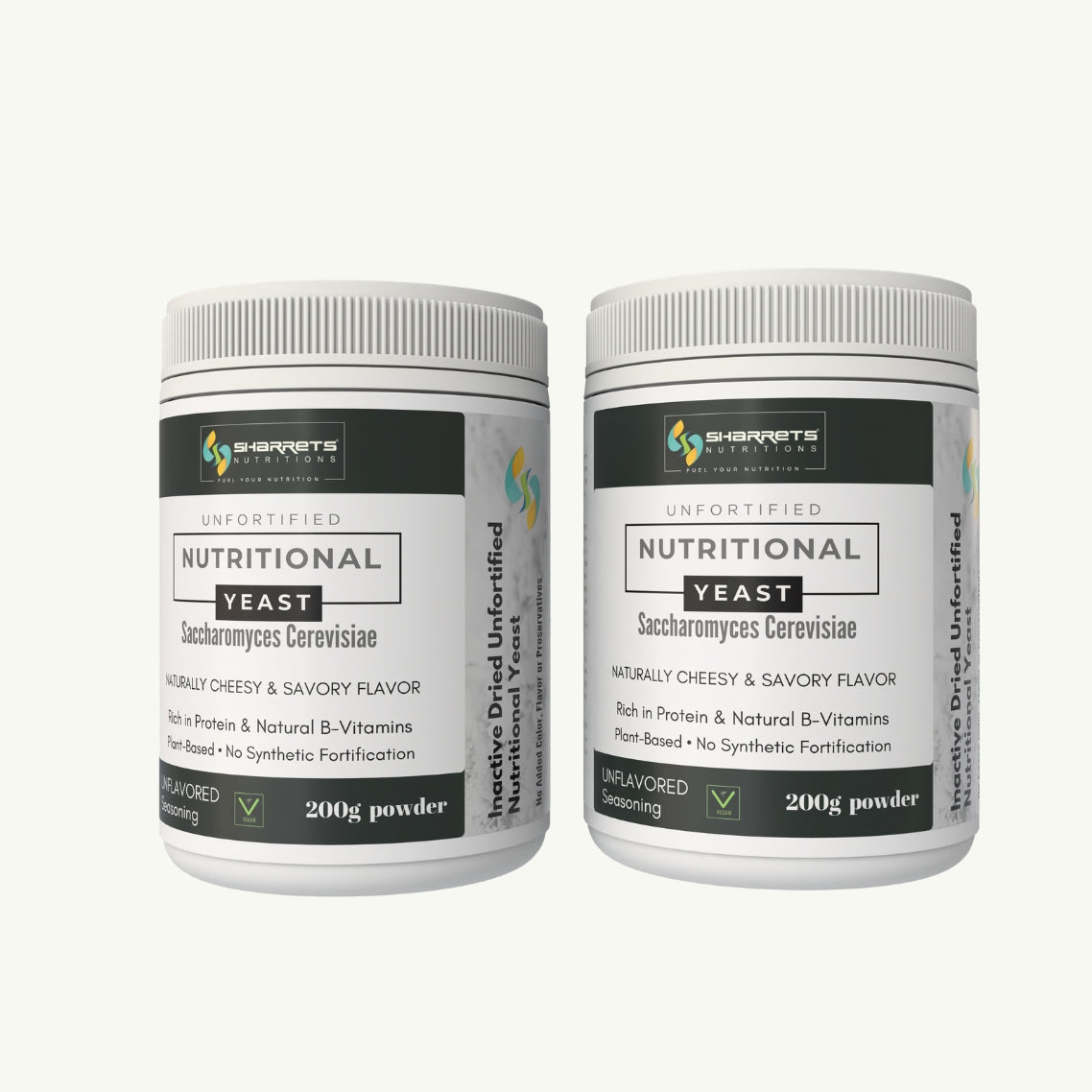 Sharrets Unfortified Nutritional Yeast Vegan Powder - Nooch For Vegans