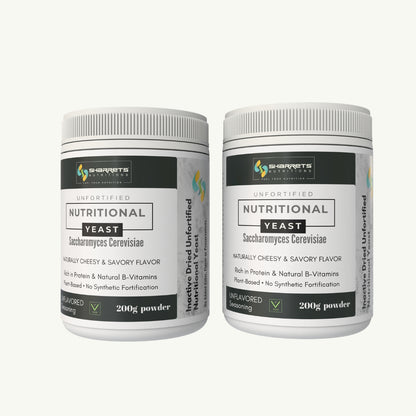 Sharrets Unfortified Nutritional Yeast Vegan Powder - Nooch For Vegans