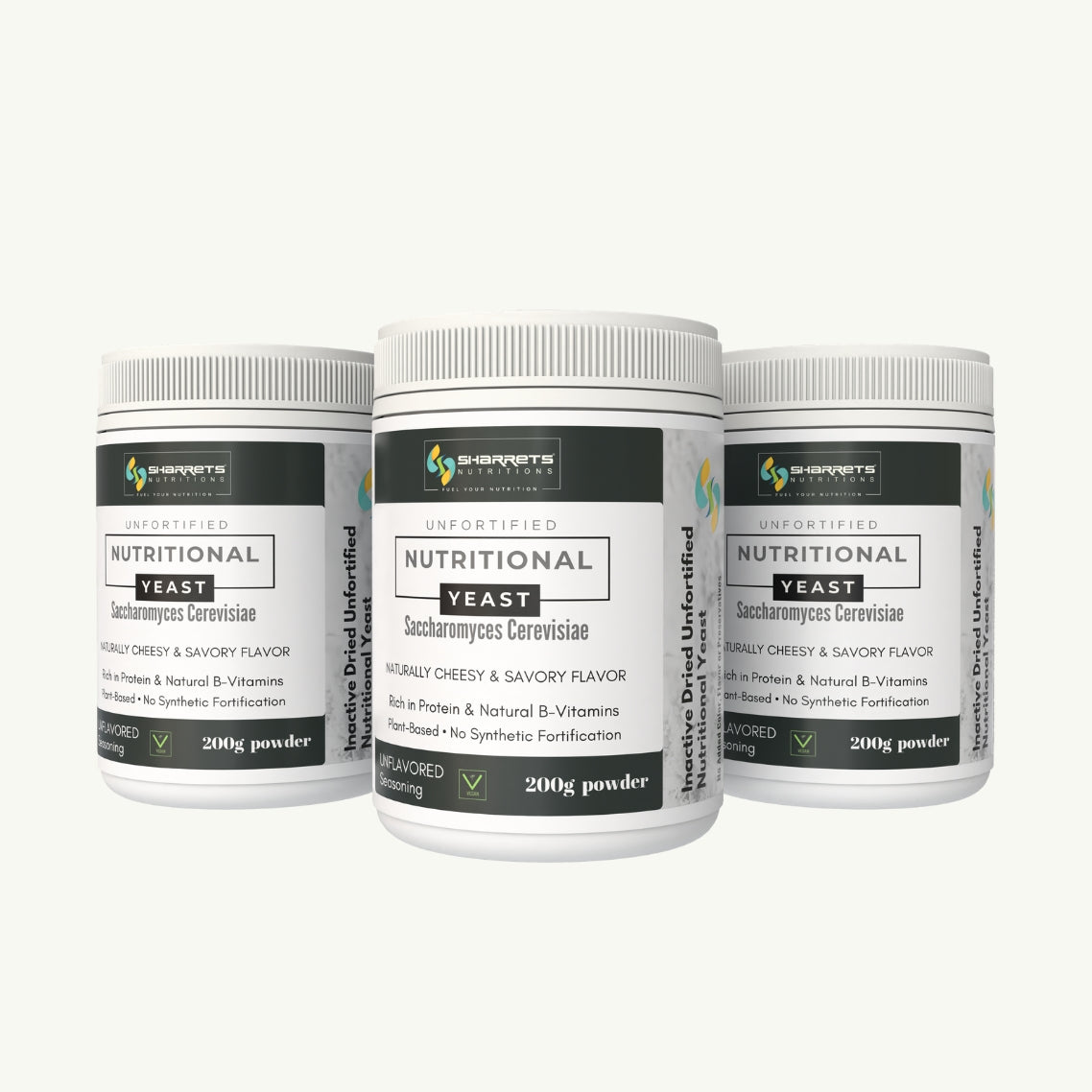 Sharrets Unfortified Nutritional Yeast Vegan Powder - Nooch For Vegans